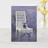 Miss You Bouquet Kaart (Gele Bloem)