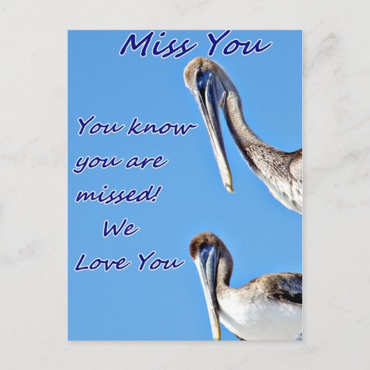 Miss You_ Briefkaart (Voorkant)
