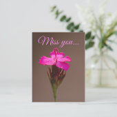 Miss you... briefkaart (Staand voorkant)
