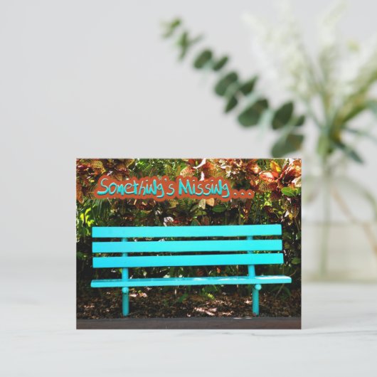 Miss You Briefkaart (Staand voorkant)