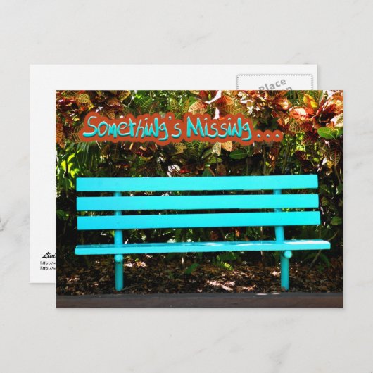 Miss You Briefkaart (Voorkant / Achterkant)