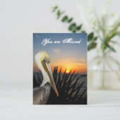 Miss You_ Briefkaart (Staand voorkant)