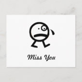 Miss you briefkaart (Voorkant)