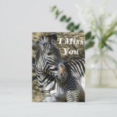 Miss You_ Briefkaart (Staand voorkant)