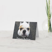 Miss You Bulldog Wenskaart - Verse Kaart (Achterkant)