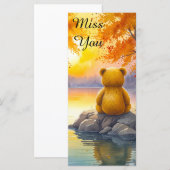 Miss You Card (Voorkant / Achterkant)