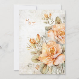 Miss you card bedankkaart