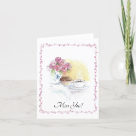 Miss You Card Bedankkaart
