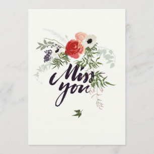 Miss You Card Kaart