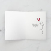 Miss You cat in maanlicht Kaart (Binnen)