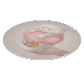 Miss You Cupcake illustratie Snijplank (Hoek)