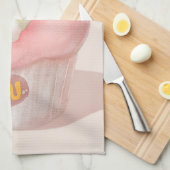 Miss You Cupcake illustratie Theedoek (Quarter Fold)