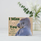 Miss You_Customize Product Briefkaart (Staand voorkant)