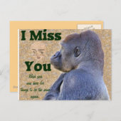 Miss You_Customize Product Briefkaart (Voorkant / Achterkant)