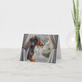 Miss You Dachshund Kaart (Voorkant)