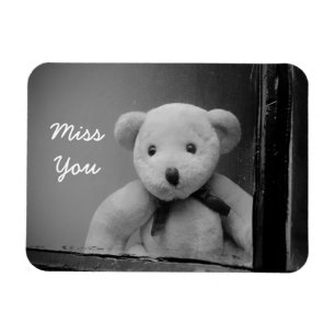"Miss You" Fotomagneet Magneet