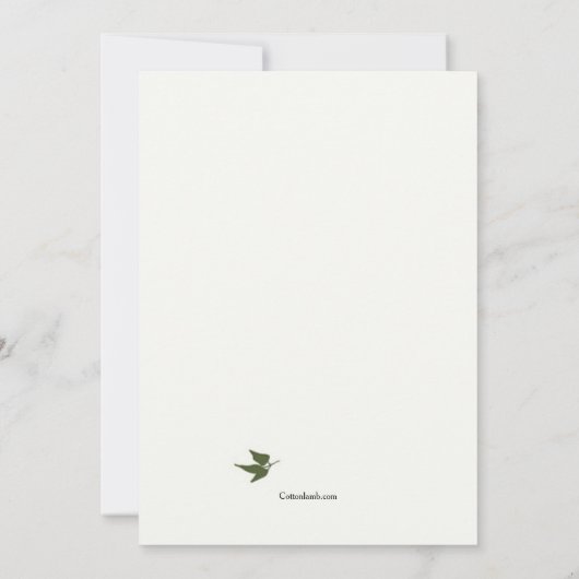 Miss You Get Good Wenskaart (Achterkant)