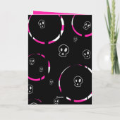 Miss You Jerk Skullz Kaart (Achterkant)