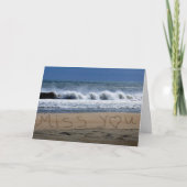 Miss You Kaart Beach (Voorkant)