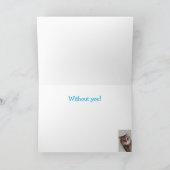 Miss You Lonely Cat Kaart (Binnen)