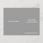 Miss You-Love U Valentijn Feestdagenkaart (Achterkant)