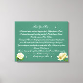 Miss You Mam 24x16 Canvas Print (Voorkant)