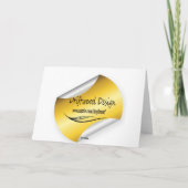 Miss You Message Kaart (Achterkant)