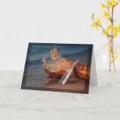 Miss You Message Kaart (Gele Bloem)