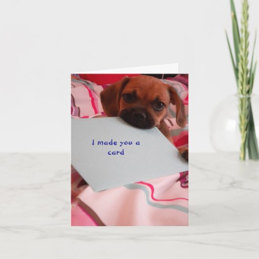 Miss you Note Card Kaart (Voorkant)