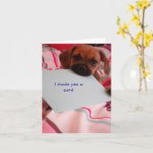 Miss you Note Card Kaart (Gele Bloem)