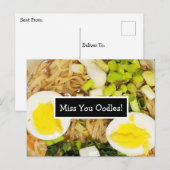 Miss You Oodles | Foto van Ramen Briefkaart (Voorkant / Achterkant)