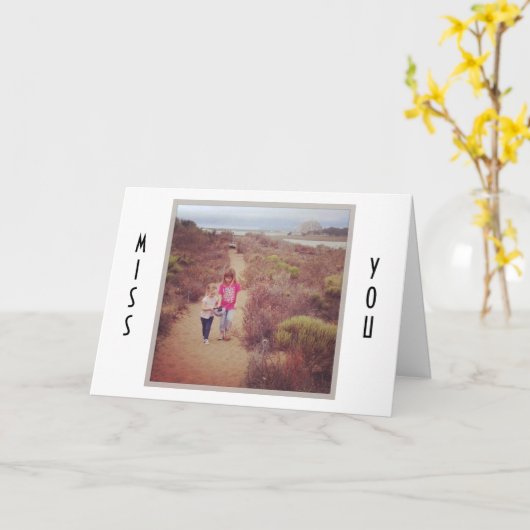 MISS YOU/OUR WALKS/SECRETS SHARED BIRTHDAY KAART (Gele Bloem)