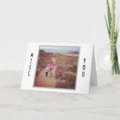 MISS YOU/OUR WALKS/SECRETS SHARED BIRTHDAY KAART (Voorkant)