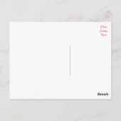 Miss You Pomeranian Puppy Dog Greeting Briefkaart (Achterkant)