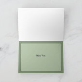 Miss You Sad Bird Wenskaart Feestdagen Kaart (Binnen)