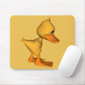 Miss you Sad Little Yellow cartoon Duck Muismat (Met muis)
