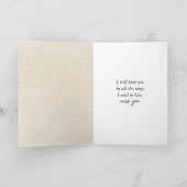 Miss You Sheet Music Kaart (Binnen)