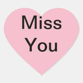 "Miss You" Stickers te gebruiken op kaarten of der