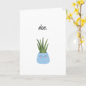 Miss You Wenskaart Kaart (Gele Bloem)