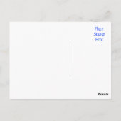 Miss You White Daisy Floral Greeting Briefkaart (Achterkant)