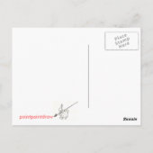 Miss You'n postkaart. Briefkaart (Achterkant)