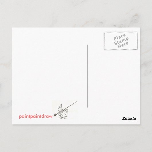 Miss You'n postkaart. Briefkaart (Achterkant)