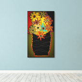 Miss Zora 19x32 Ingewikkeld Canvas Print (Insitu (Houten vloer))