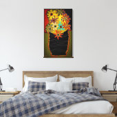 Miss Zora 19x32 Ingewikkeld Canvas Print (Insitu (Slaapkamer))