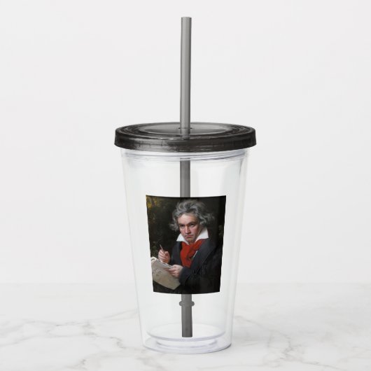Missa Solemnis: Ludwig Beethoven Klassieke Muziek Acryl Drinkbeker (Voorkant)
