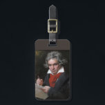 Missa Solemnis: Ludwig Beethoven Klassieke muziek Bagagelabel<br><div class="desc">Ludwig van Beethoven, een titan van de klassieke muziek, was een man van diepgaande emotie en grenzeloze creativiteit. Zijn composities, waaronder zijn symfonieën, concerten en sonates, hebben eeuwenlang publiek in hun ban gehouden. Maar zijn Missa Solemnis, een monumentaal werk van geestelijke muziek, toonde echt de diepte van zijn muzikale genie...</div>