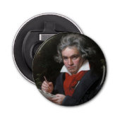Missa Solemnis: Ludwig Beethoven Klassieke Muziek Button Flesopener (Voorkant)