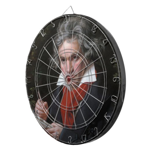 Missa Solemnis: Ludwig Beethoven Klassieke Muziek Dartbord (Voorkant Rechts)
