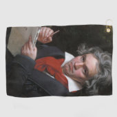 Missa Solemnis: Ludwig Beethoven Klassieke Muziek Golfhanddoek (Horizontaal)