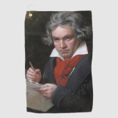 Missa Solemnis: Ludwig Beethoven Klassieke Muziek Golfhanddoek (Voorkant)